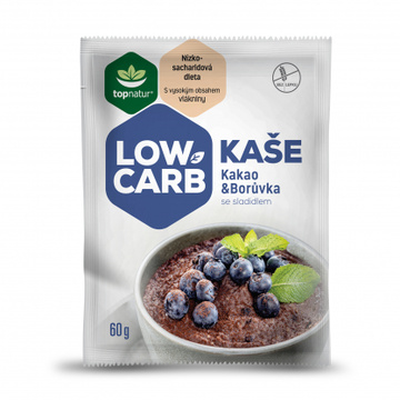 LOW CARB kaše kakao/borůvka Topnatur 60 g 